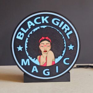 Black Girl Magic (v2) LED Lightbox